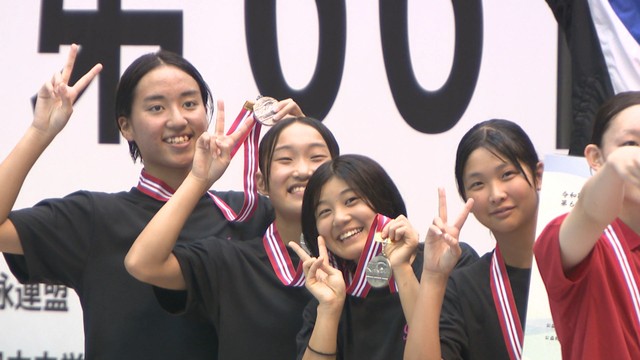 京山中の選手たち