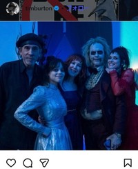 ティム・バートン監督のインスタグラム＠timburtonより