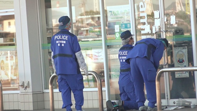 約5km離れた坂出市のコンビニでも同様の手口の強盗未遂事件　坂出市加茂町　9月1日