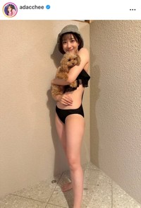 足立梨花インスタグラム（＠adacchee）より