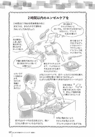 『まんがで読む　はじめての猫のターミナルケア・看取り』から