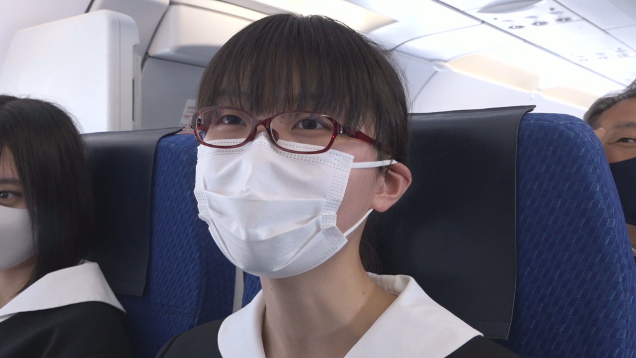 飛行機からきゅんです 中学生が学ぶ航空のお仕事 香川 Ksbニュース Ksb瀬戸内海放送