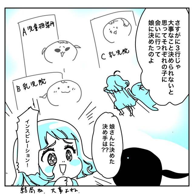 書類だけでは決められなかったので直接面会にいったツバメさん　あきママさんの提供
