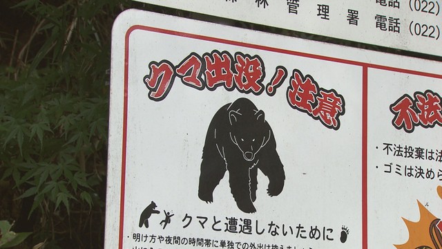 【詳細】宮城県内クマ出没情報（７日午後３時時点）