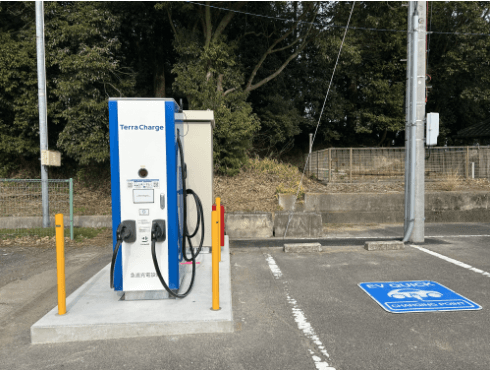 香川県の2カ所の県有施設で新たにEV車用充電設備の運用スタート