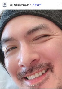 滝川英治のインスタグラム@eiji_takigawa0324より　2024年45歳の誕生日