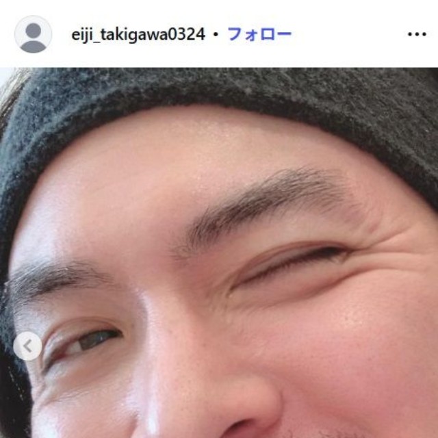 滝川英治のインスタグラム@eiji_takigawa0324より　2024年45歳の誕生日