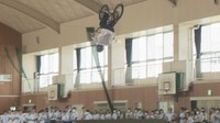 東京五輪出場のBMXライダーが中学校で特別授業　圧巻のパフォーマンスを披露　岡山市