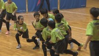 8月に全国大会に出場した檀紙ゴッドイーグル　高松源平杯小学生ドッジボール大会　高松市総合体育館