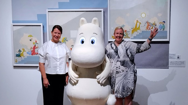 原画も可愛いグッズも満載　「トーベとムーミン展」
