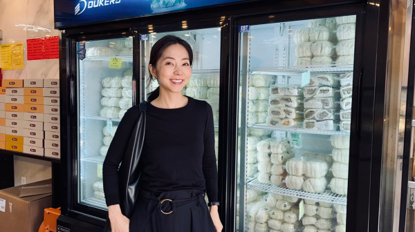 NYのチャイナタウン。トロトロのど越しチャンフェン