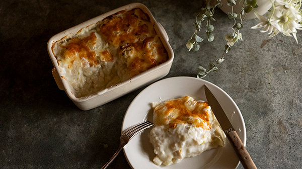 カリフラワーで軽やか ラザニアにチャレンジ