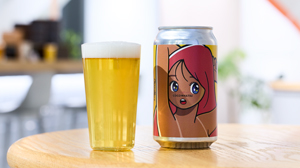 キュートなラベルがひときわ目を引くイチオシの一杯！