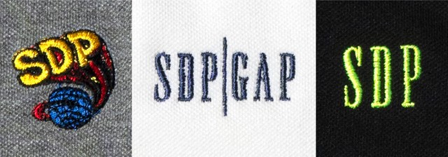 1カ所500円でSDP×GAP刺繍カスタマイズも