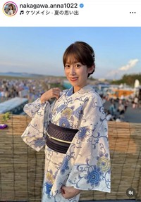 中川安奈アナウンサーのインスタグラム＠nakagawa.anna1022より
