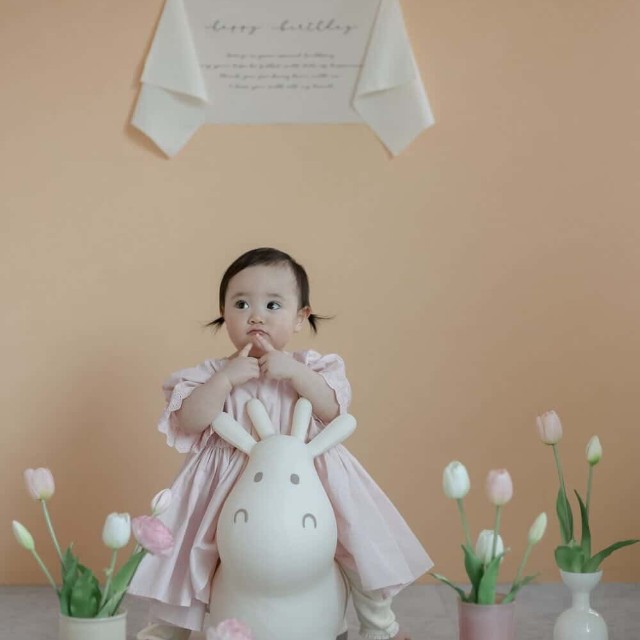 めうちゃん、1歳になりました♡（提供：＠meu__kirokuさん）