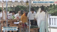 津田の松原海水浴場　さぬき市津田町津田