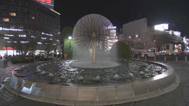 「ありがとう」「お疲れ様」…岡山駅前の噴水がお別れの日　市民に愛され約50年