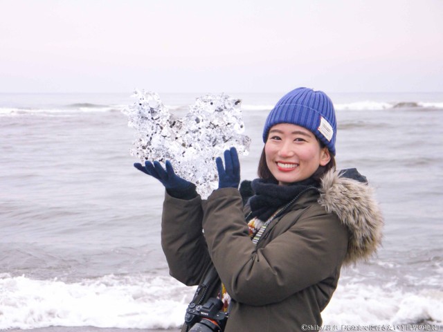 流氷を海の中から見てみると 冬のひがし北海道の魅力を味わう 朝日新聞globe