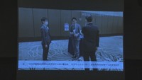 エチケットリーダーが会場を回って声かけをする