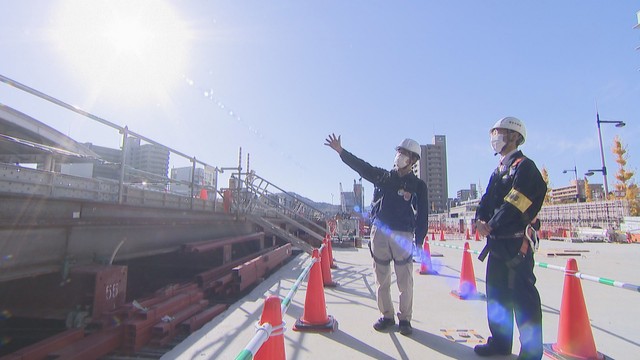 駅ビルや大学キャンパスなど大規模工事が進行中　JR高松駅周辺で事故防止パトロール　香川労働局