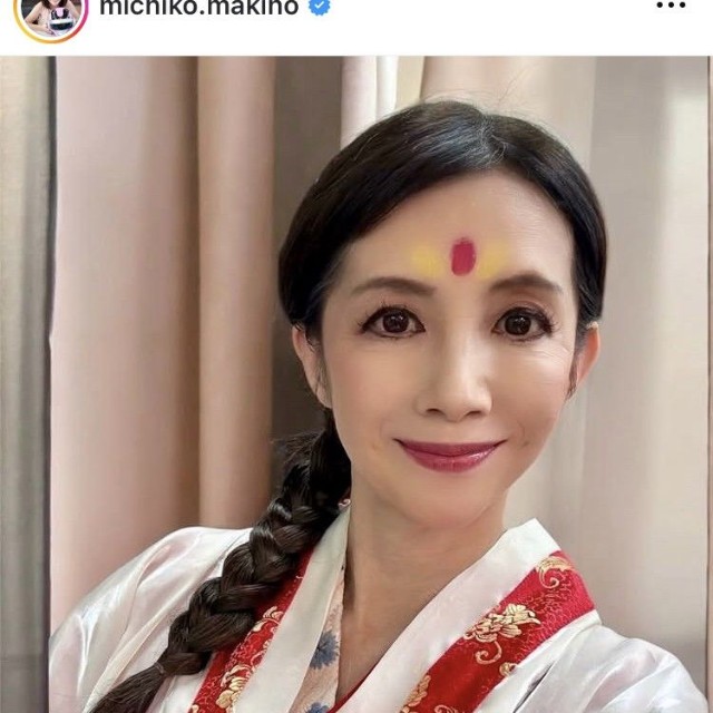 牧野美千子インスタグラム＠michiko.makinoより