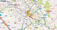 地図ファンが絶賛し話題になった「MAPPLEのベクトルタイル」（株式会社マップル提供）