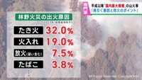 延焼が続く岩手・大船渡市の山火事　長引く要因と防火のポイント