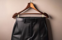 パンツにベルトを通したまま逆さに吊るすとシワが伸びる！※画像はAIが作成したイメージです（Seungki/stock.adobe.com）