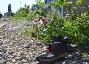 果樹園に野宿　命の危険冒しても　「壁」に阻まれたヨーロッパの難民たち