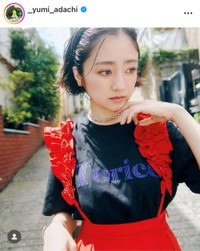 安達祐実インスタグラム（＠_yumi_adachi）より