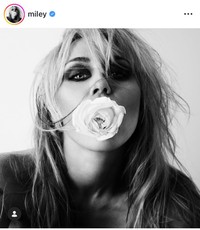 マイリー・サイラスのインスタグラム＠mileyより