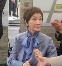 加山雄三夫人の松本めぐみさん＝2024年
