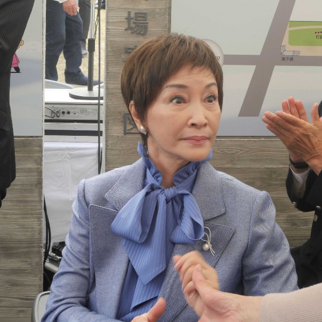 加山雄三夫人の松本めぐみさん＝2024年