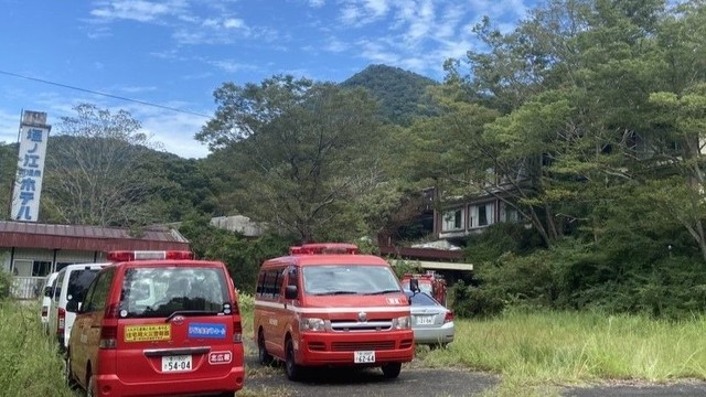 火事があった現場　高松市塩江町　2024年9月