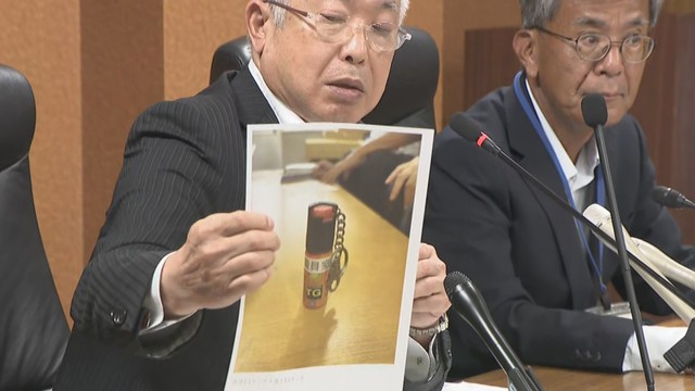 新見市教育委員会の会見　8日