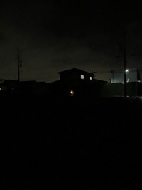 かなり遠くからでも光を確認できる様子！（提供：プットさん）