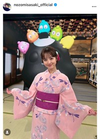 佐々木希インスタグラム（＠nozomisasaki_official）より