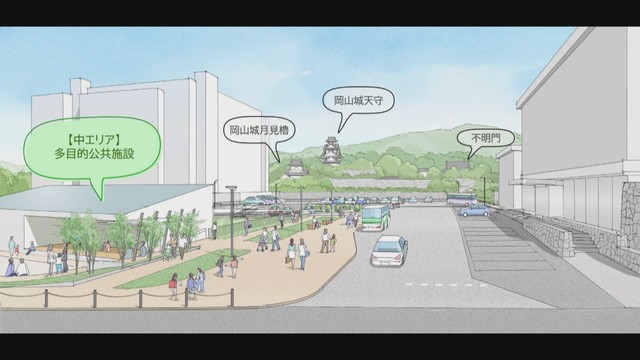 イメージパース 岡山市提供