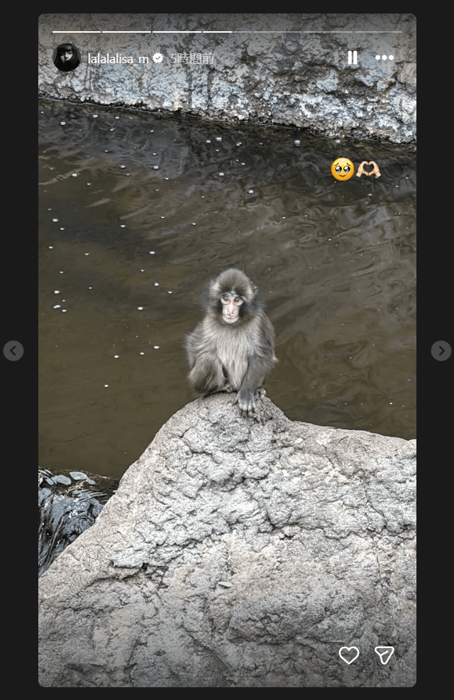 BLACKPINKリサのインスタグラム（＠lalalalisa_m）より