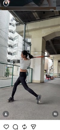 青野楓のインスタグラム＠kaede626より