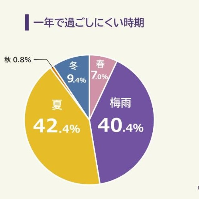 「梅雨の時期にイライラすること」についてのアンケート