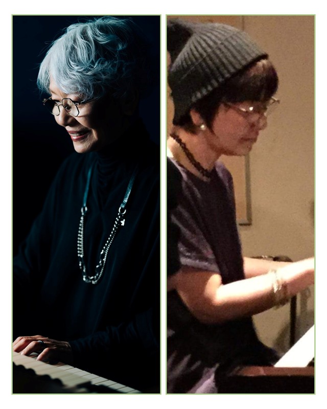 ピアニストとしても活躍中。右が9年前