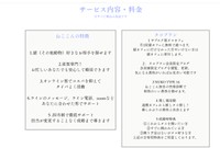 ねここんのサービス内容