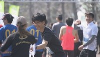 家族でも参加　リレーマラソン大会　香川