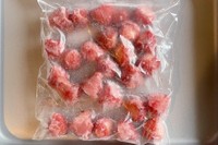 半日ほどで凍りました