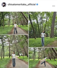 森高千里のインスタグラム＠chisatomoritaka_officialより