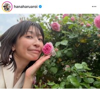 小野真弓インスタグラム＠hanaharuaroiより