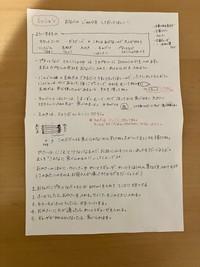 8歳娘へ託した“夕飯ミッション”の手書き指示書／はるぴんさん（@akarin33）提供　※エノキは菌類ですが食中毒の原因菌ではないため、調理の最後に回す科学的根拠はありません
