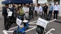 外国人の交通安全教室（善通寺ロータリークラブ提供）